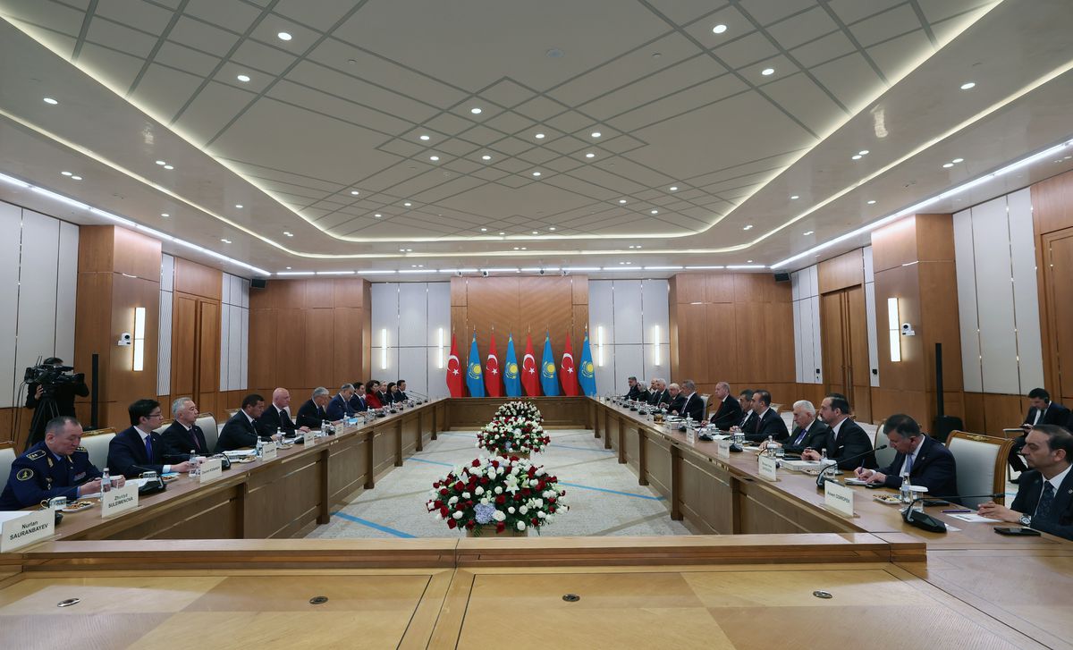 Erdoğan ve Tokayev stratejik işbirliği toplantısına başkanlık etti