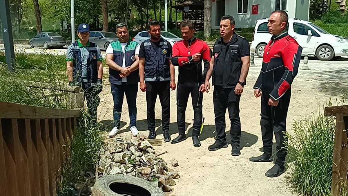 Malatya’da Gölet Temizliği