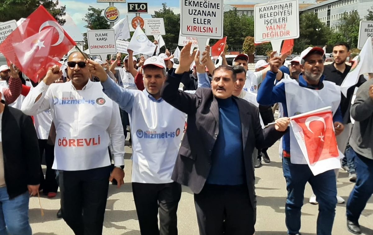 Diyarbakır’da İşten Çıkarılan İşçiler Eylemde
