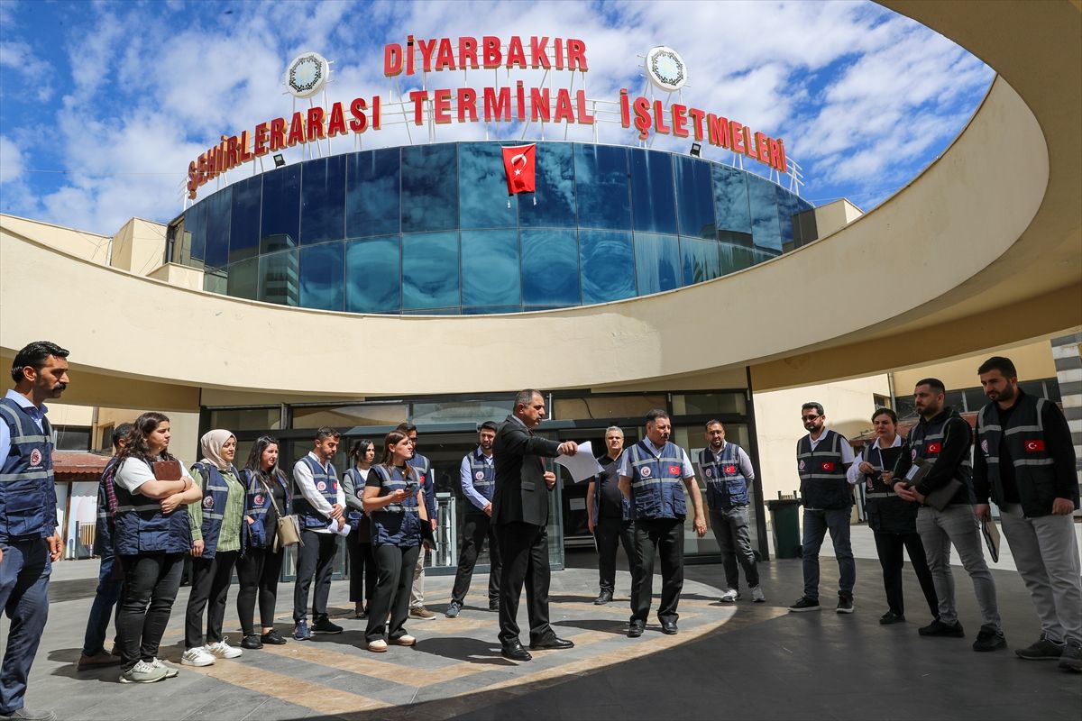 Diyarbakır’da Otogar Denetimi