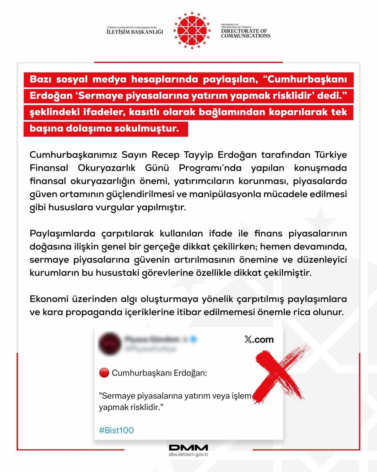 Erdoğan’ın sözleri bağlamından koparıldı