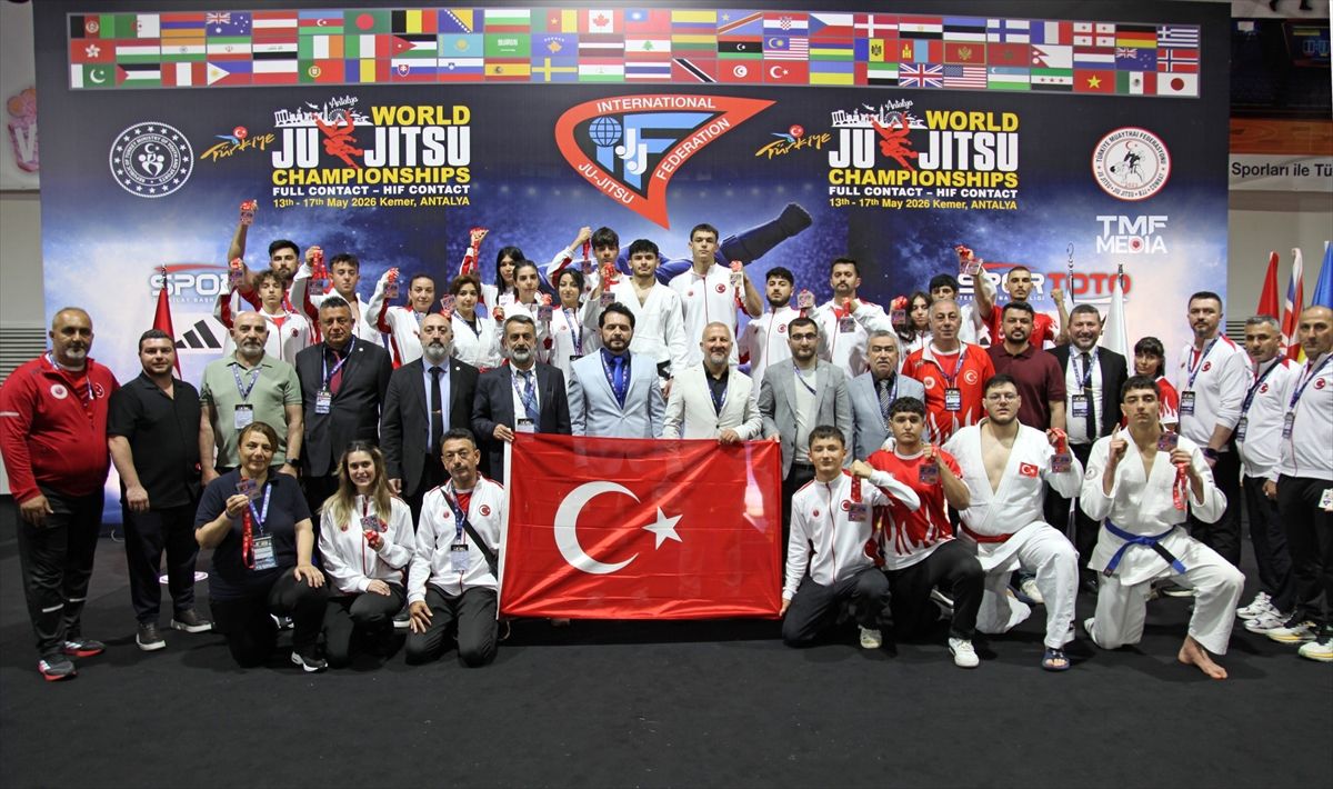 Antalya’da Ju Jitsu Şampiyonası Tamamlandı