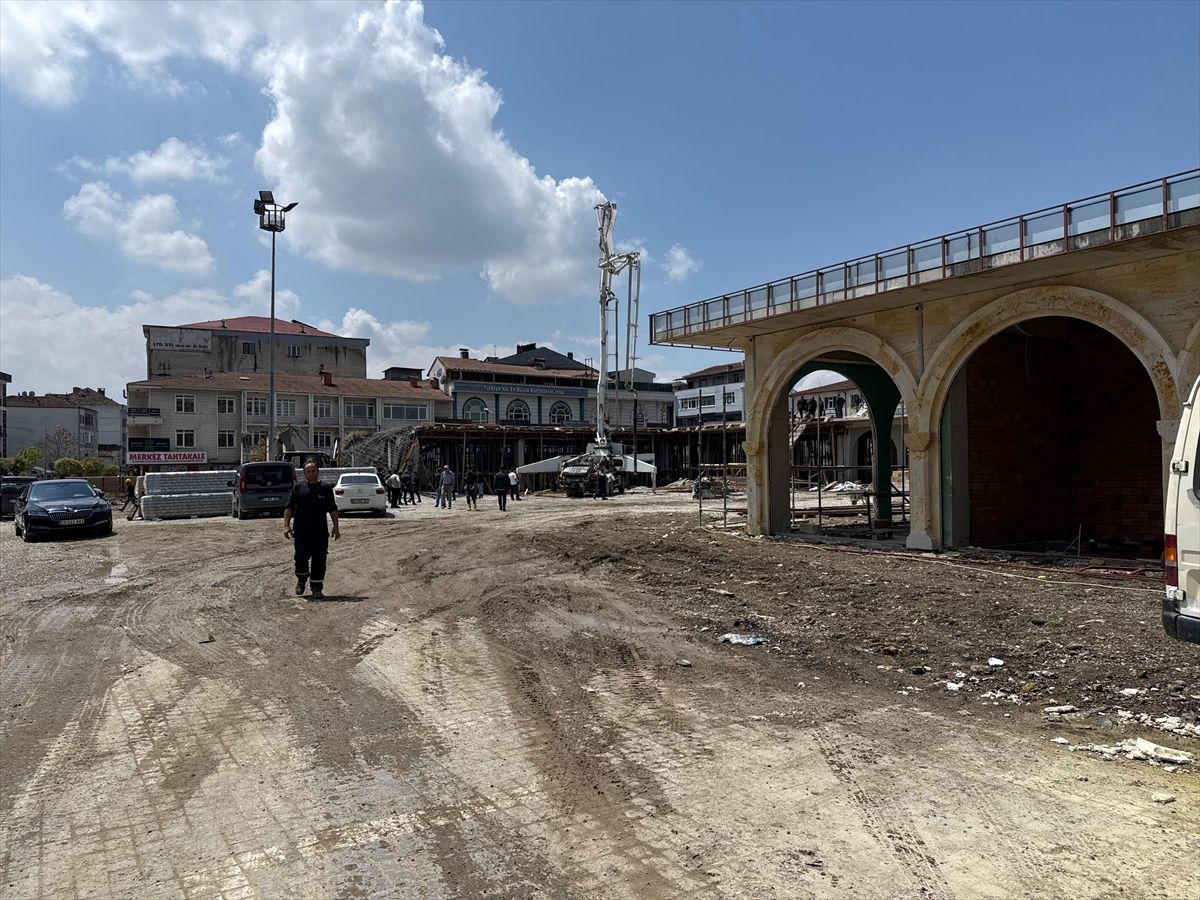 Düzce’de İnşaat Çöktü: 1 İşçi Yaralı