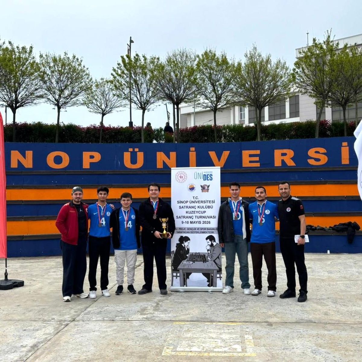 Düzce Üniversitesi Satranç Takımı 4. Oldu