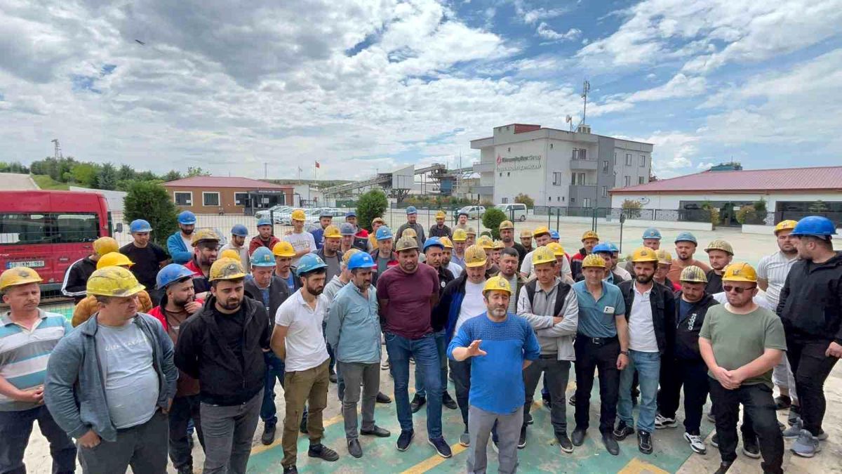 Edirne’de İşçiler Greve Gitti