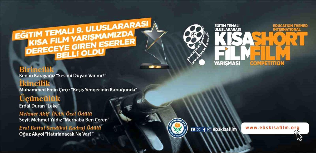Eğitim-Bir-Sen Kısa Film Yarışması Sonuçları Açıklandı