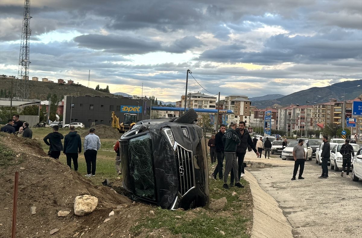 Oltu’da SUV Araç Devrildi: 1 Yaralı