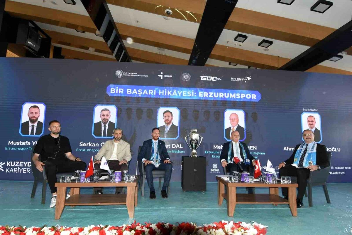 Erzurumspor’un başarı hikâyesi KUDAKAF’26’da gençlerle buluştu