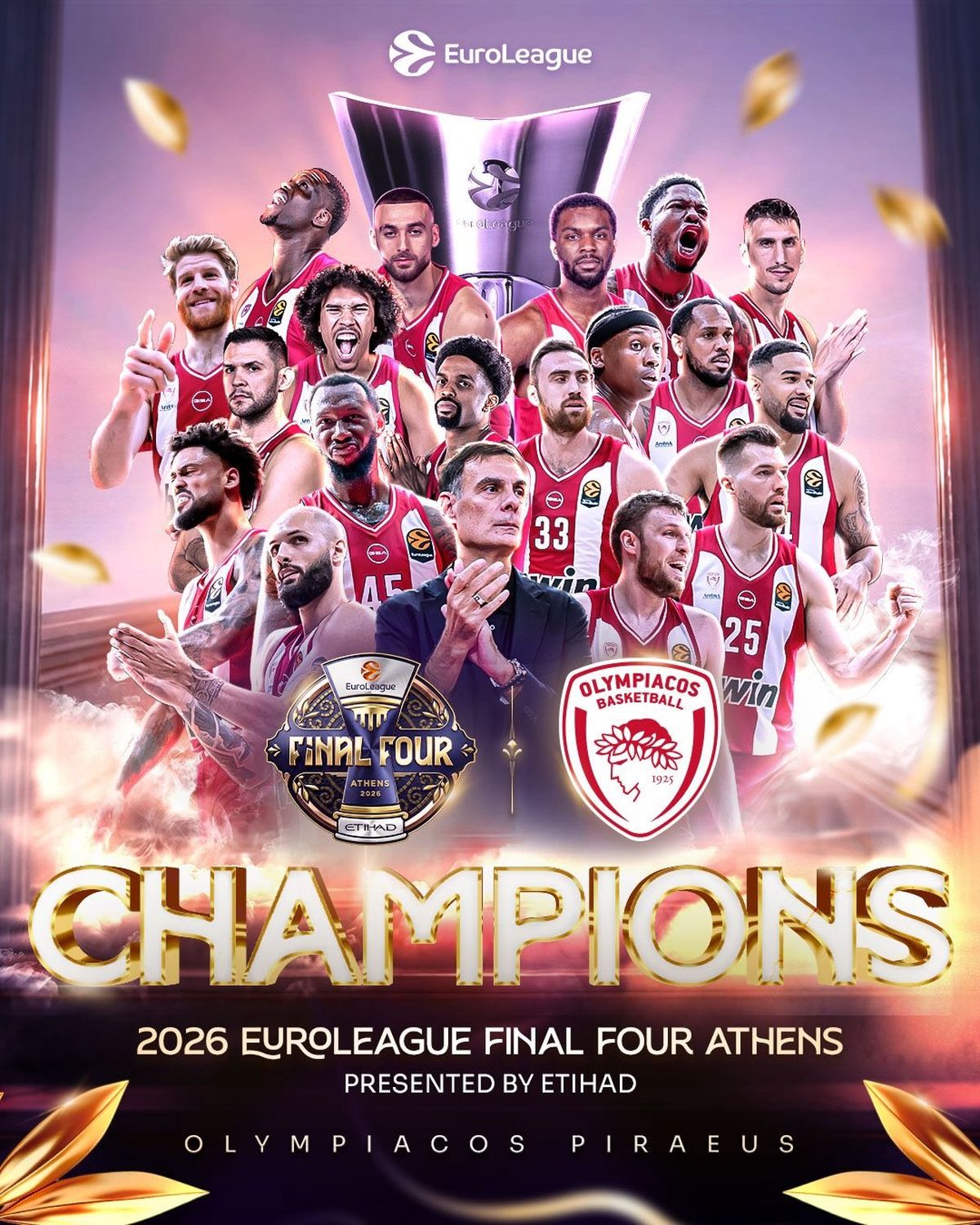 Olympiakos EuroLeague Şampiyonu