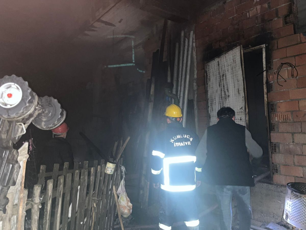 Bartın’da Yangında Hasta ve Kuş Kurtarıldı