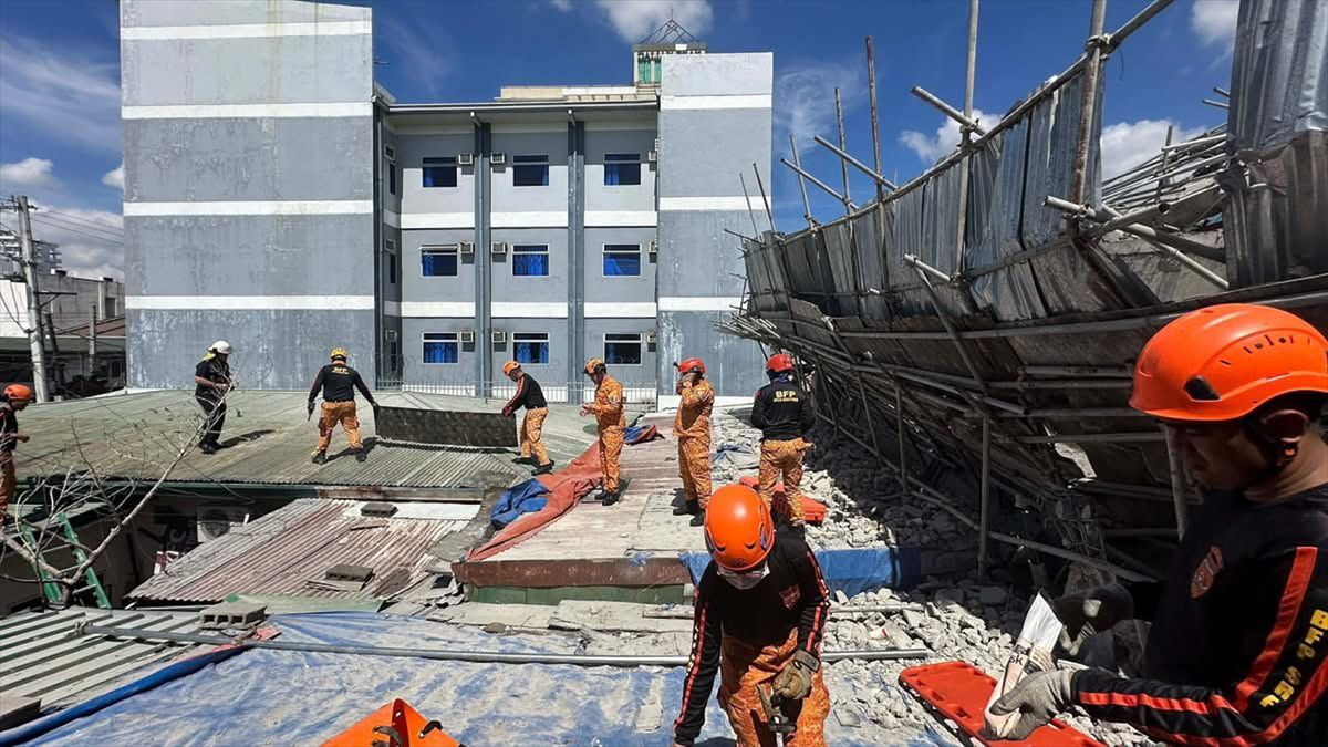 Pampanga’da İnşaat Binası Çöktü