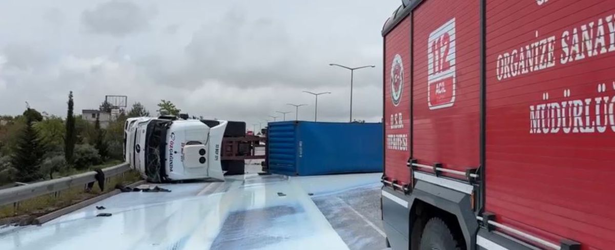 Gaziantep’te Zincirleme Kaza: 1 Yaralı