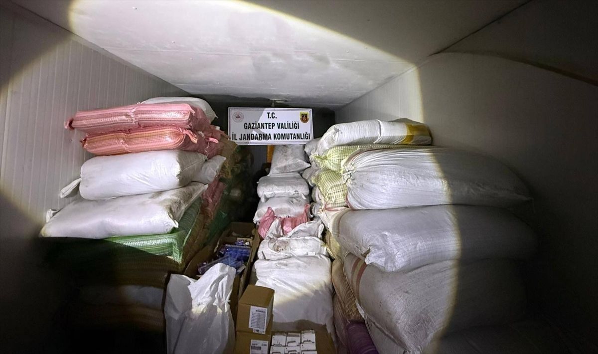 Gaziantep’te 4 Ton Kaçak Tütün Ele Ge geçirildi