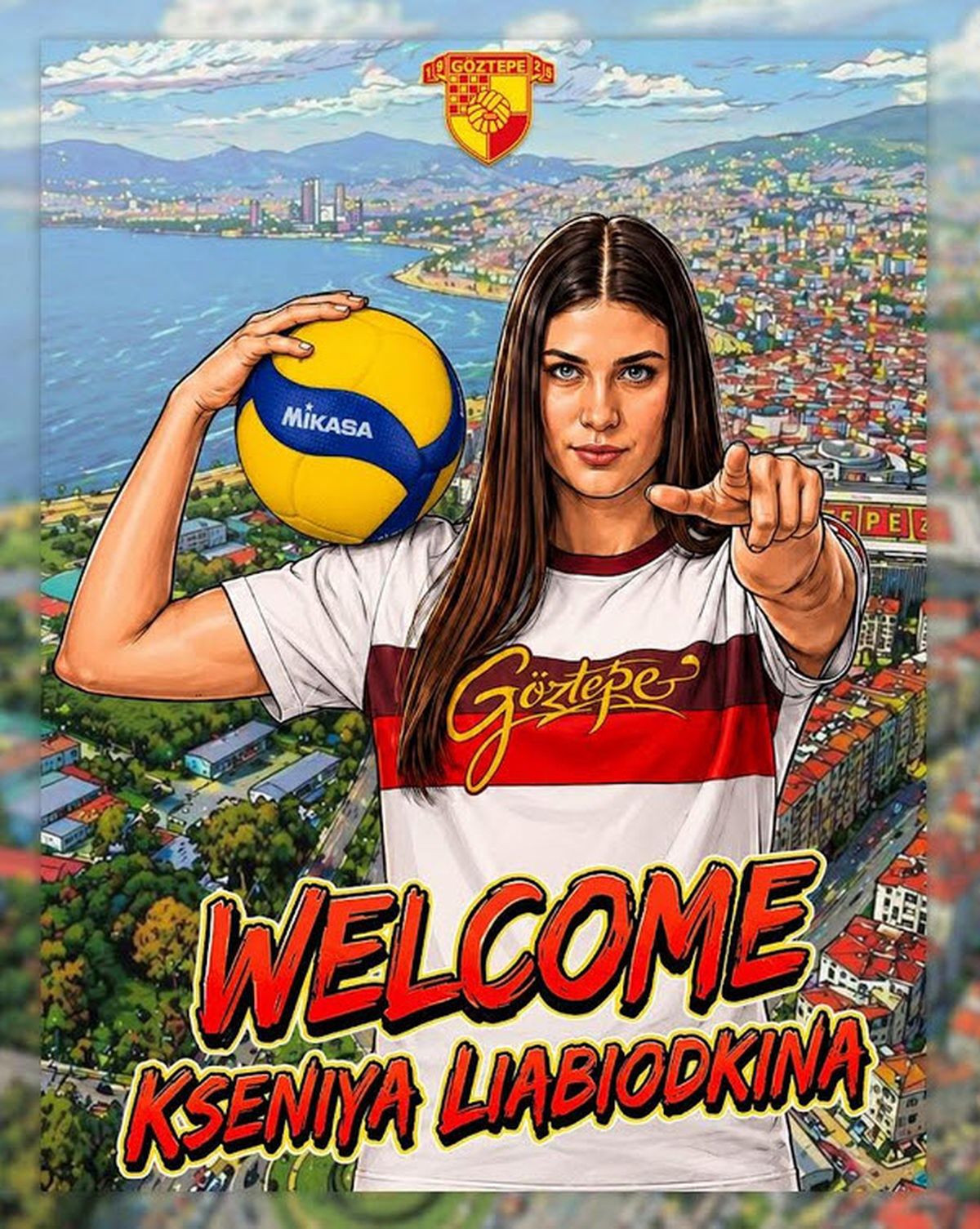 Göztepe’den yeni transfer: Kseniya Liabiodkina