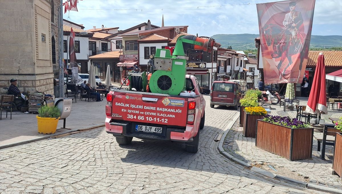 Güdül Belediyesi Yaz Ayları İçin Haşereyle Mücadele Ediyor