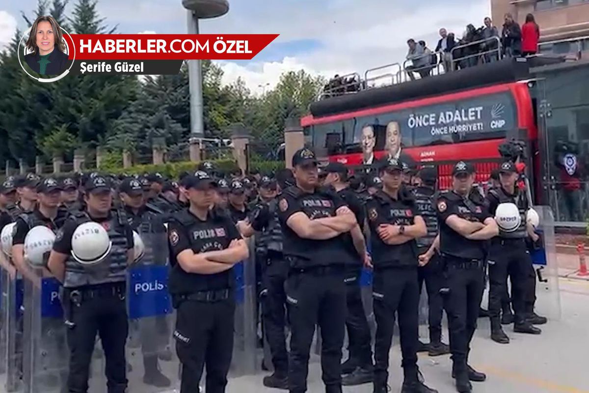 Haberler.com Ankara Temsilcisi Şerife Güzel CHP Genel Merkezi’nde