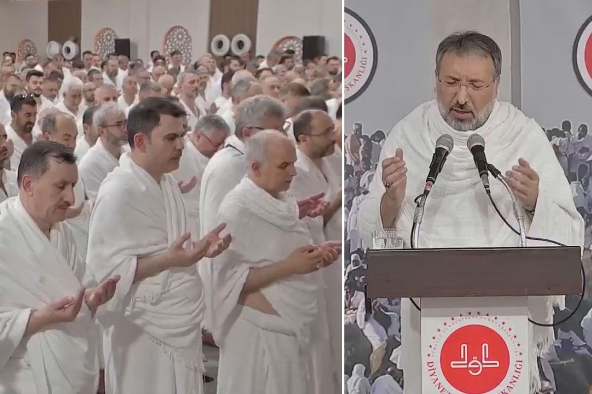 Arafat’ta eller semaya yükseldi! Diyanet İşleri Başkanı Arpaguş’tan vakfe duası