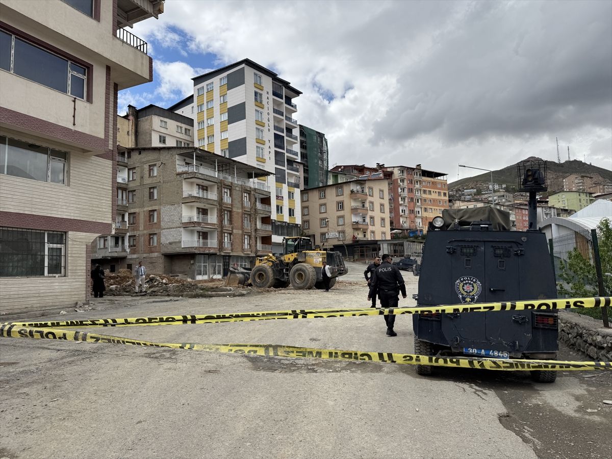 Hakkari’de Binalar Tahliye Edildi