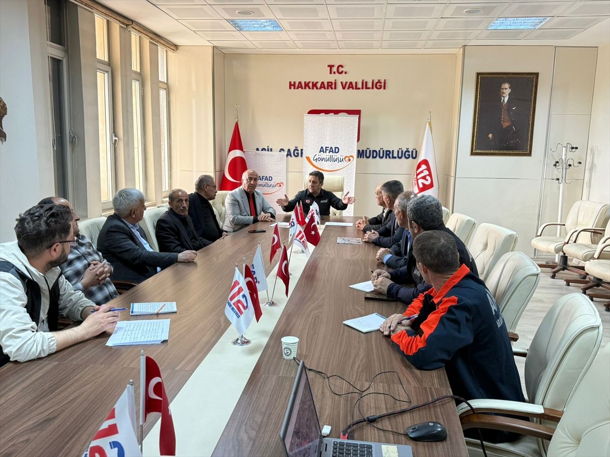Hakkari’de Taşkın Riski Toplantısı