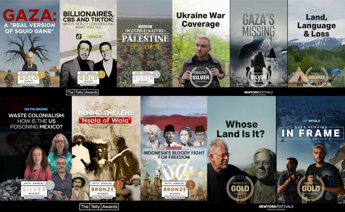 TRT World’e 17 uluslararası ödül