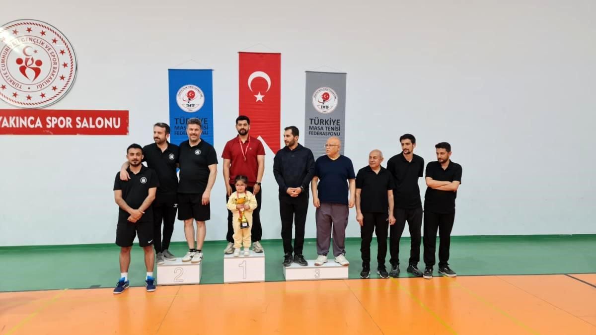 İnönü Üniversitesi, Masa Tenisi Kurumlar Ligi’nde Malatya ikincisi oldu