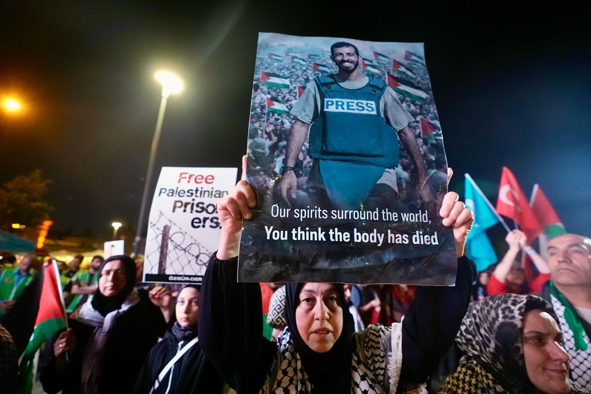 Gazze İçin Üsküdar’da Eylem