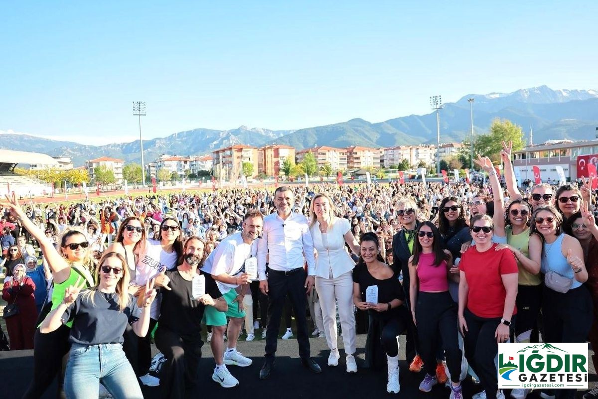 Kadınların ritmi Denizli’ye enerji kattı