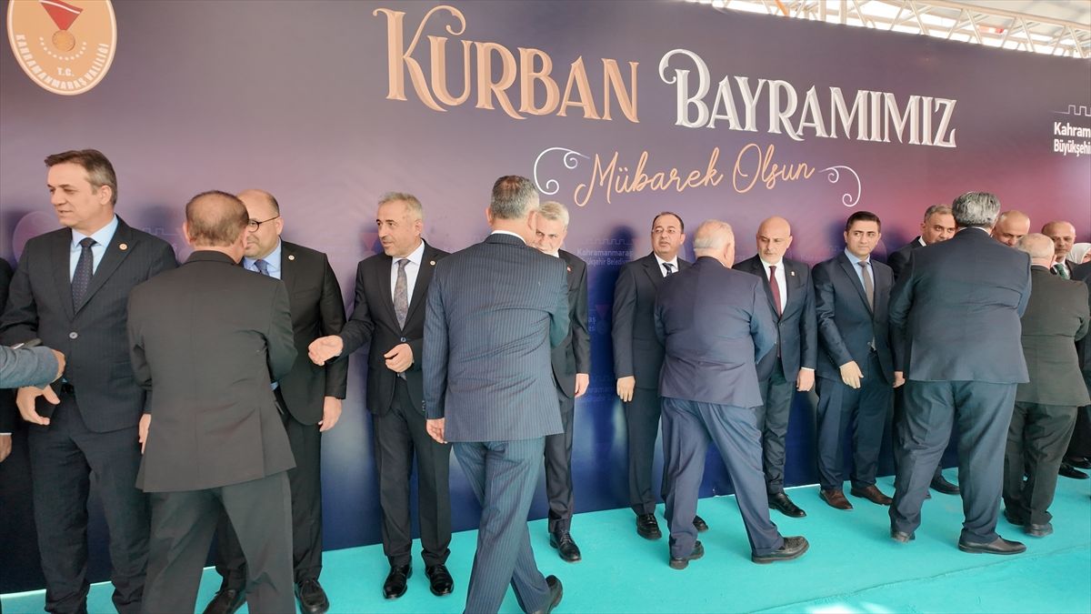 Kahramanmaraş’ta Kurban Bayramı Kutlaması