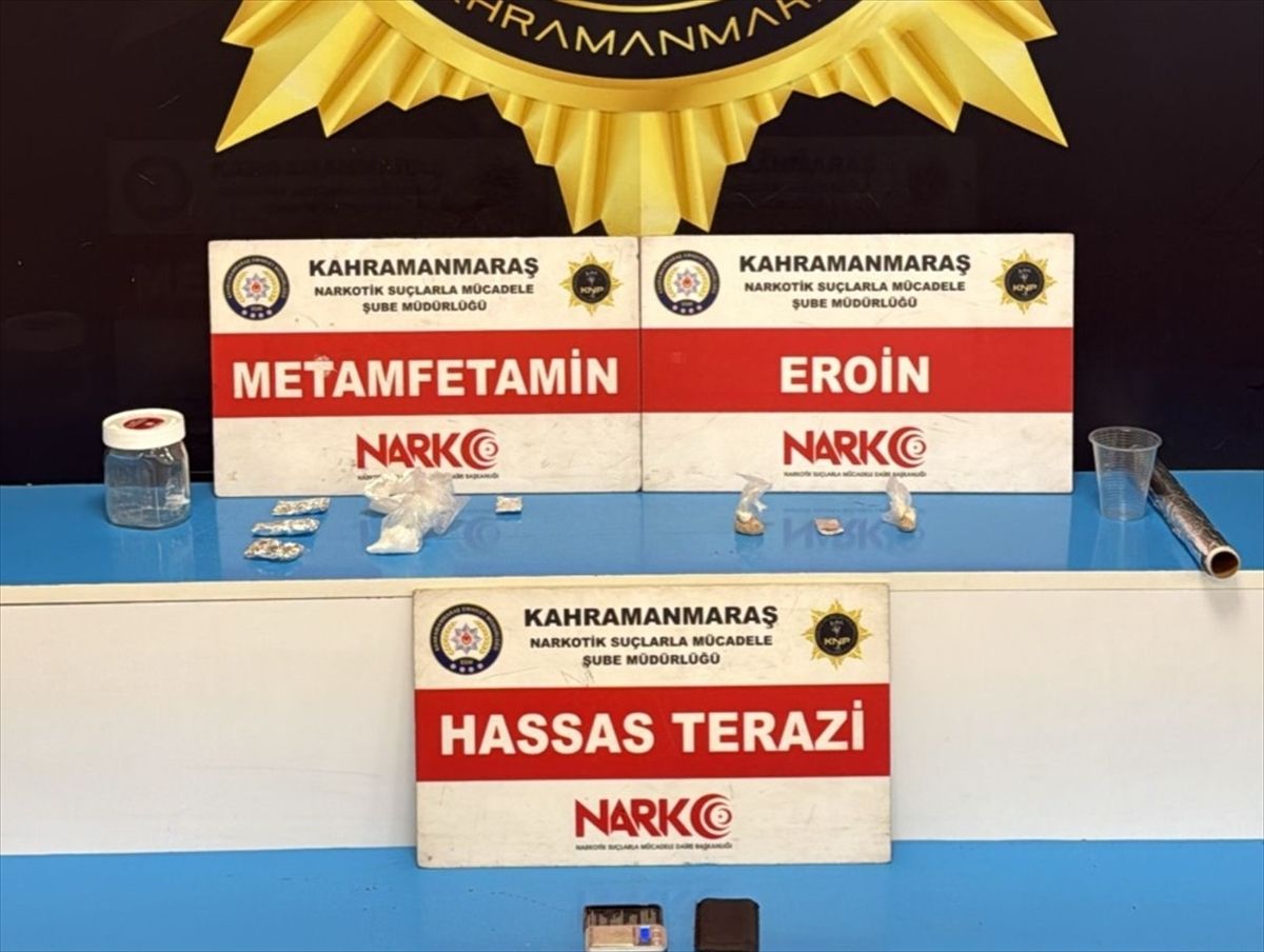 Kahramanmaraş’ta Uyuşturucu Operasyonu: 3 Tutuklama