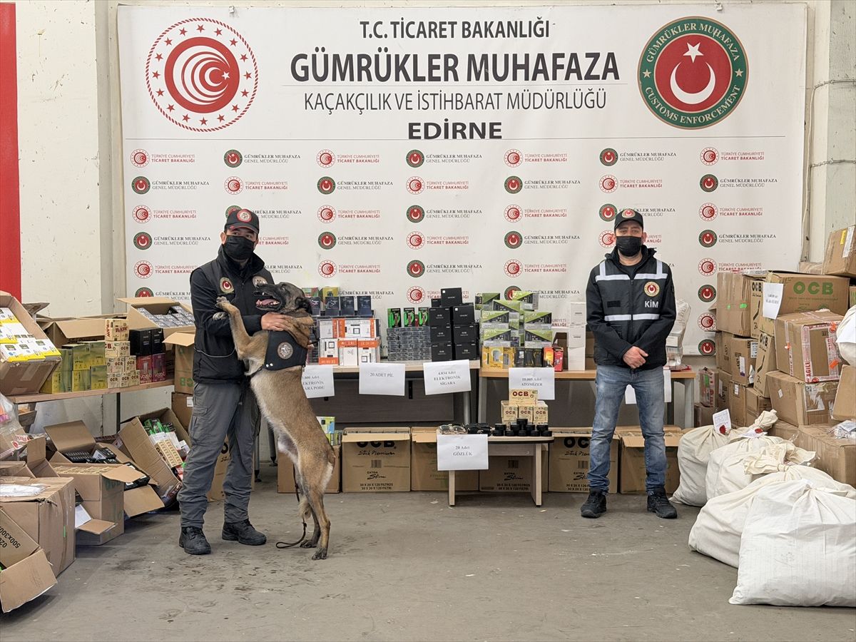 Kapıkule’de Uyuşturucu ve Kaçak Malzeme Ele Geçirildi
