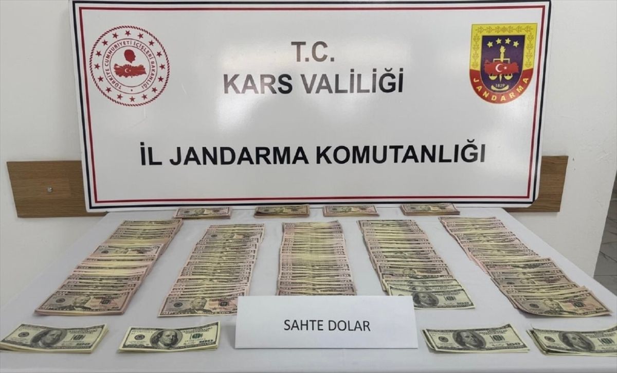 Kars’ta Sahte Dolar Operasyonu
