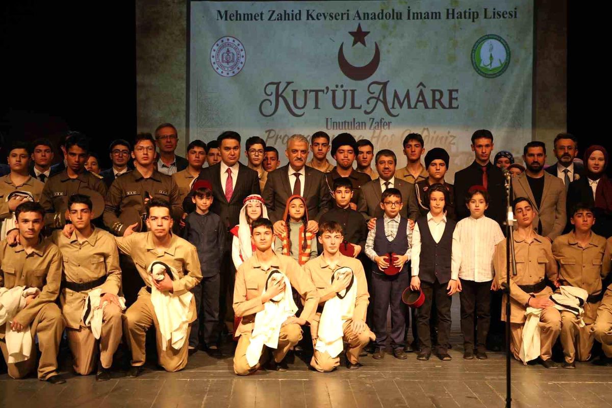 ‘Kayıtlara Geçen Son Zafer: Kut’ül Amare’ gösterisi büyük beğeni aldı