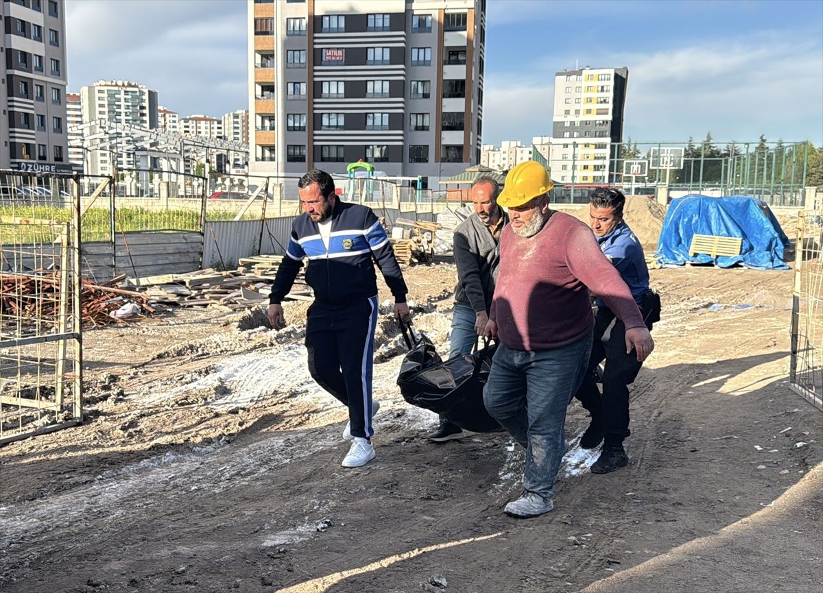Kayseri’de İnşaatta İşçi Ölümü