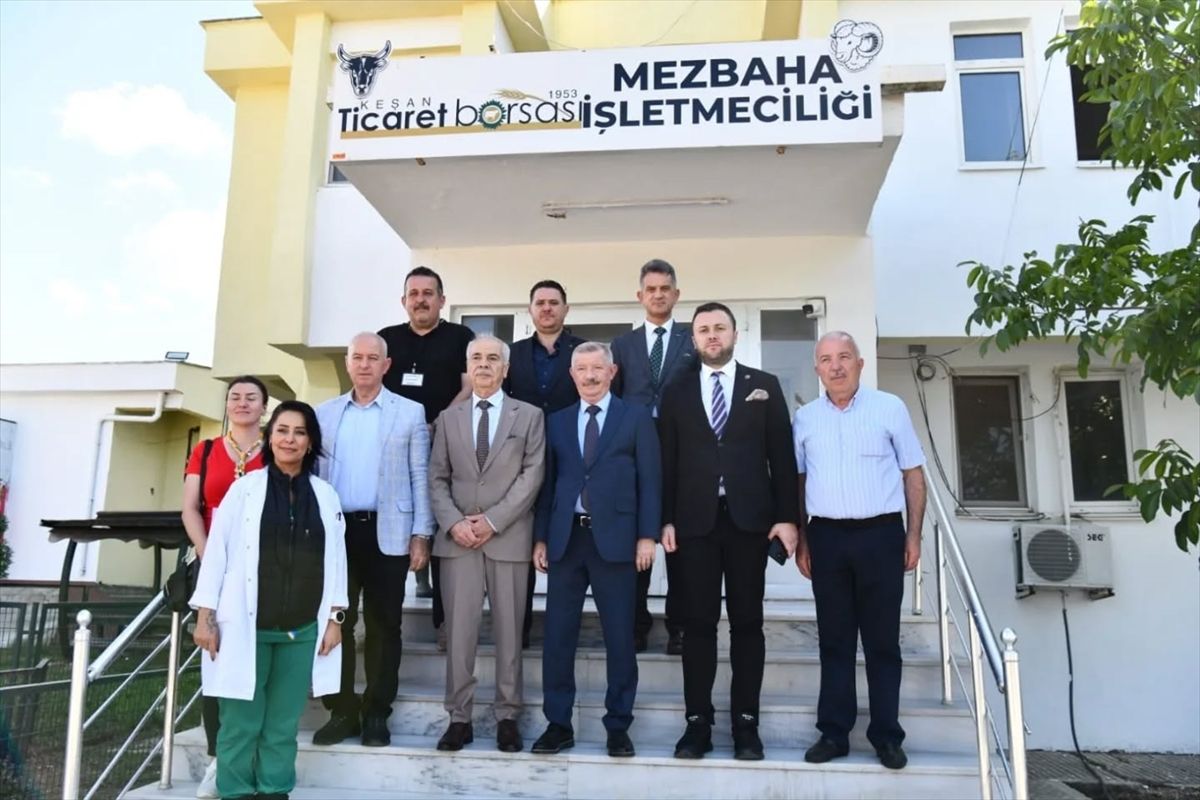 Keşan’da Hayvan Pazarı ve Mezbahaya Denetim