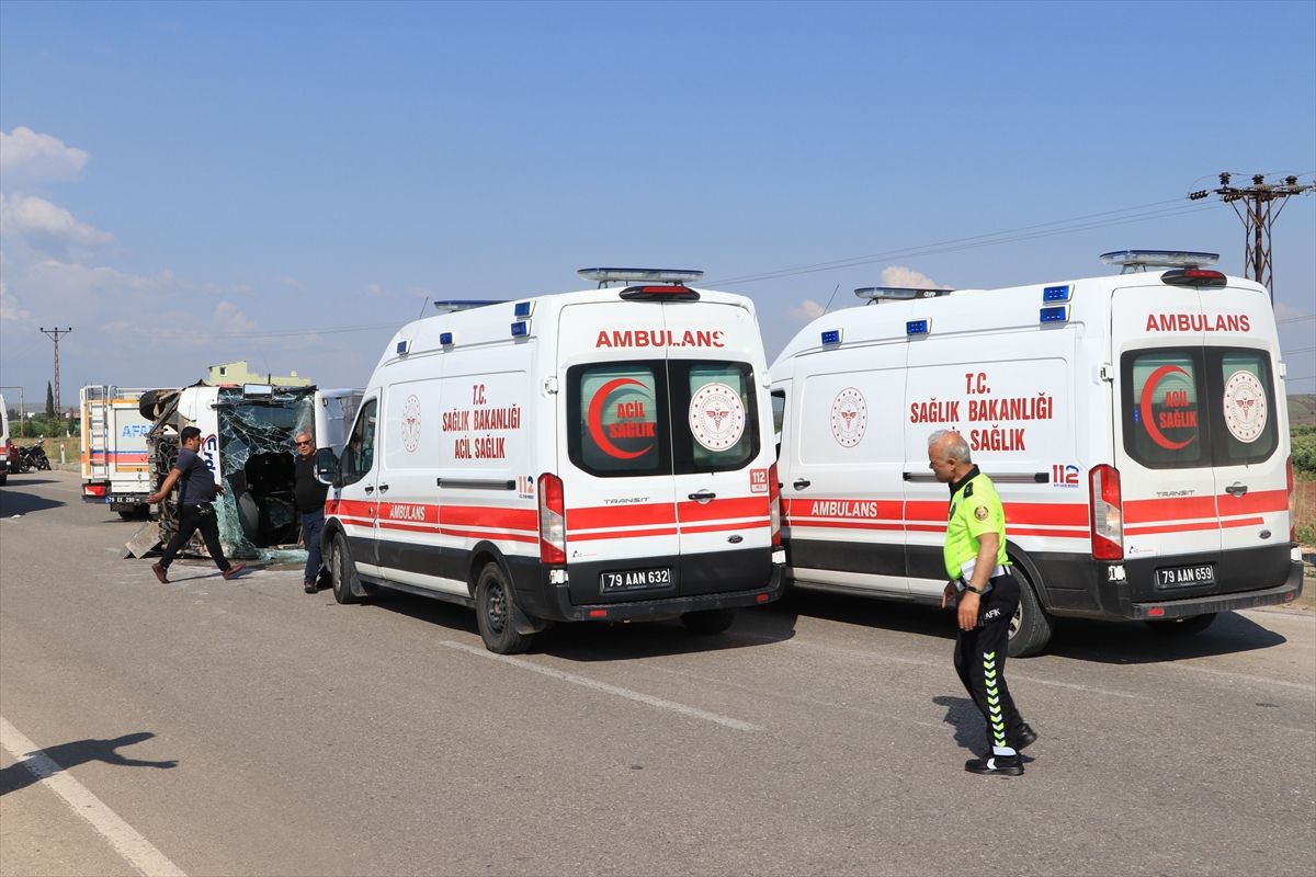 Kilis’te Trafik Kazası: 8 Yaralı