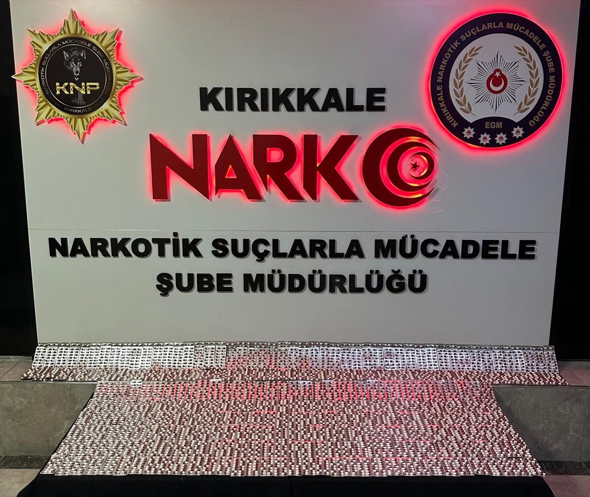 Kırıkkale’de 5 Bin Uyuşturucu Hap Ele Geçirildi