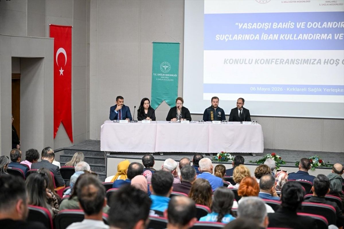 Kırklareli’nde IBAN kullandırma suçlarına karşı konferans