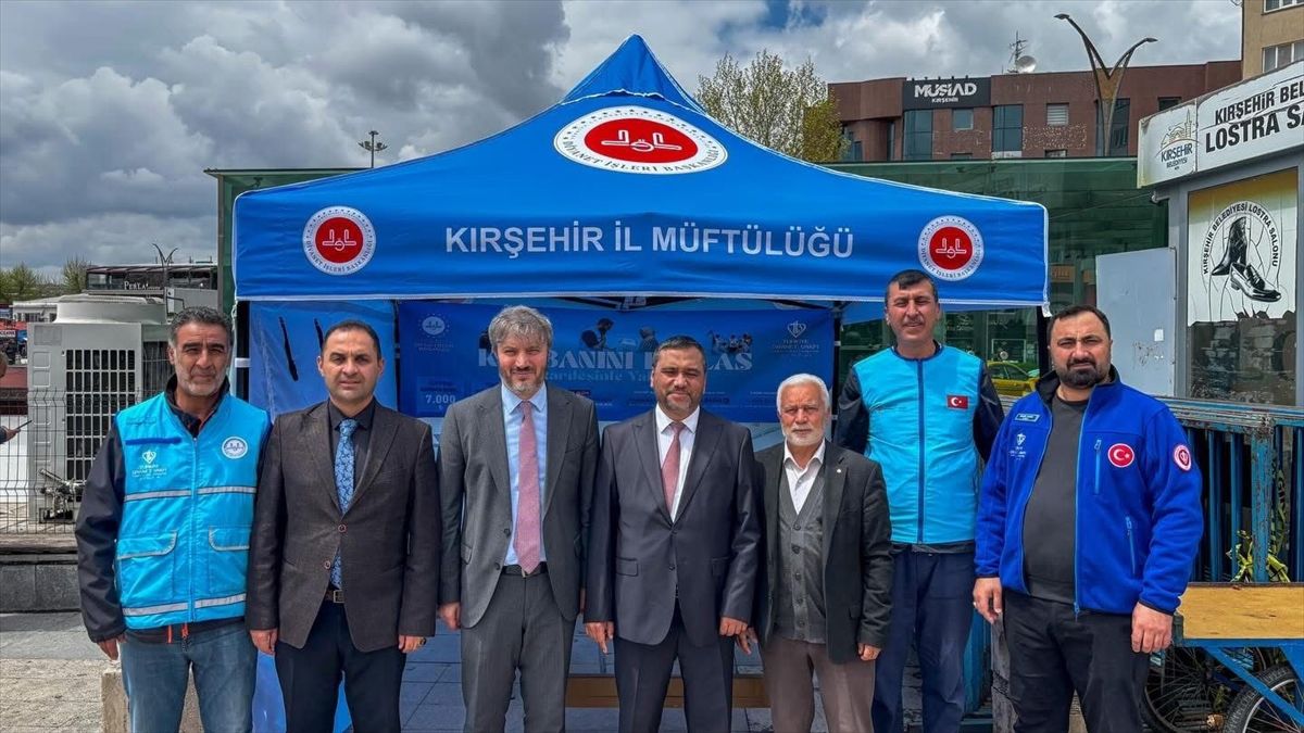 Kırşehir’de Vekaletle Kurban Bağış Standı Açıldı