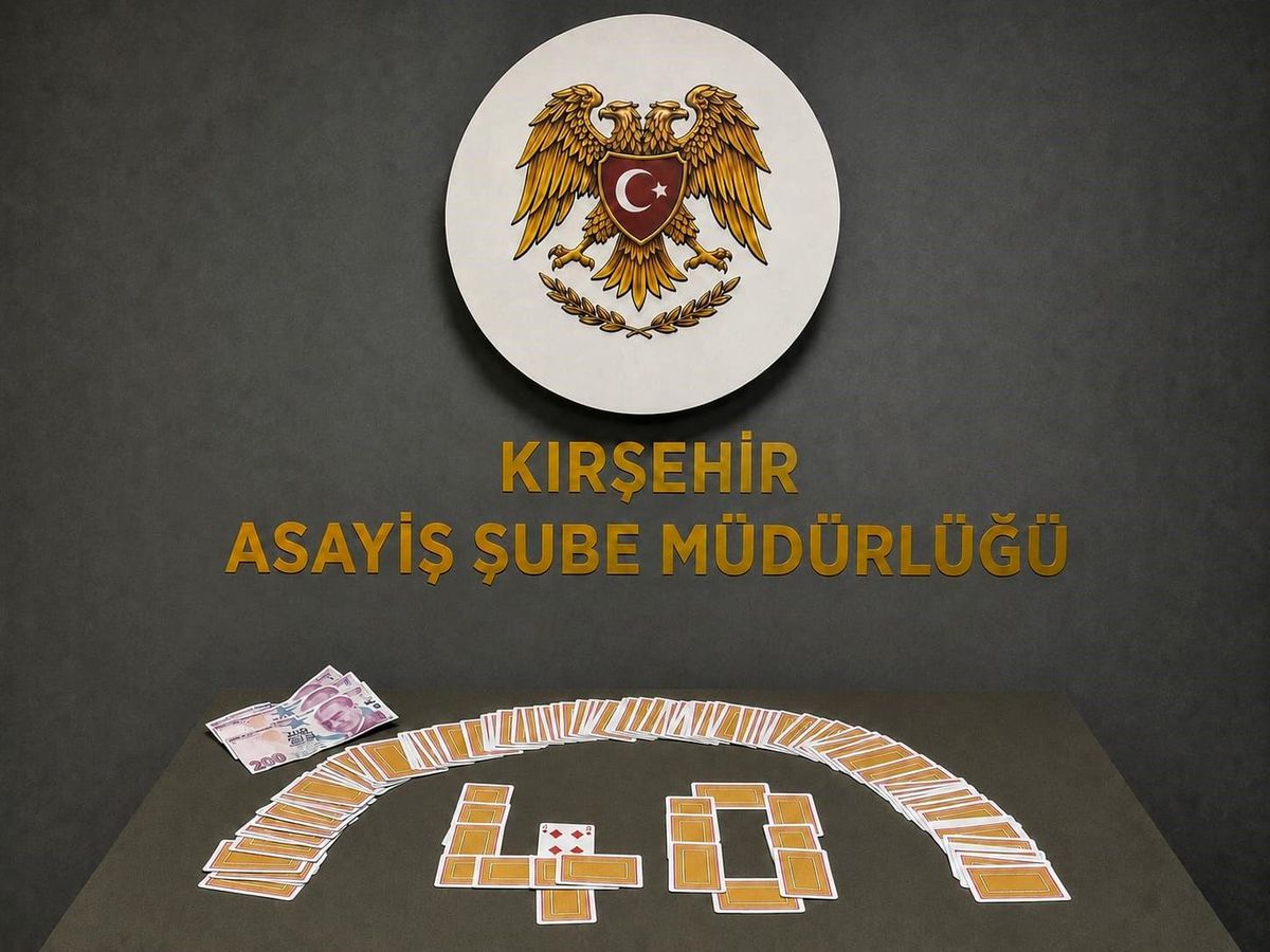 Kırşehir’de Kumar Operasyonu: 4 Kişiye Ceza