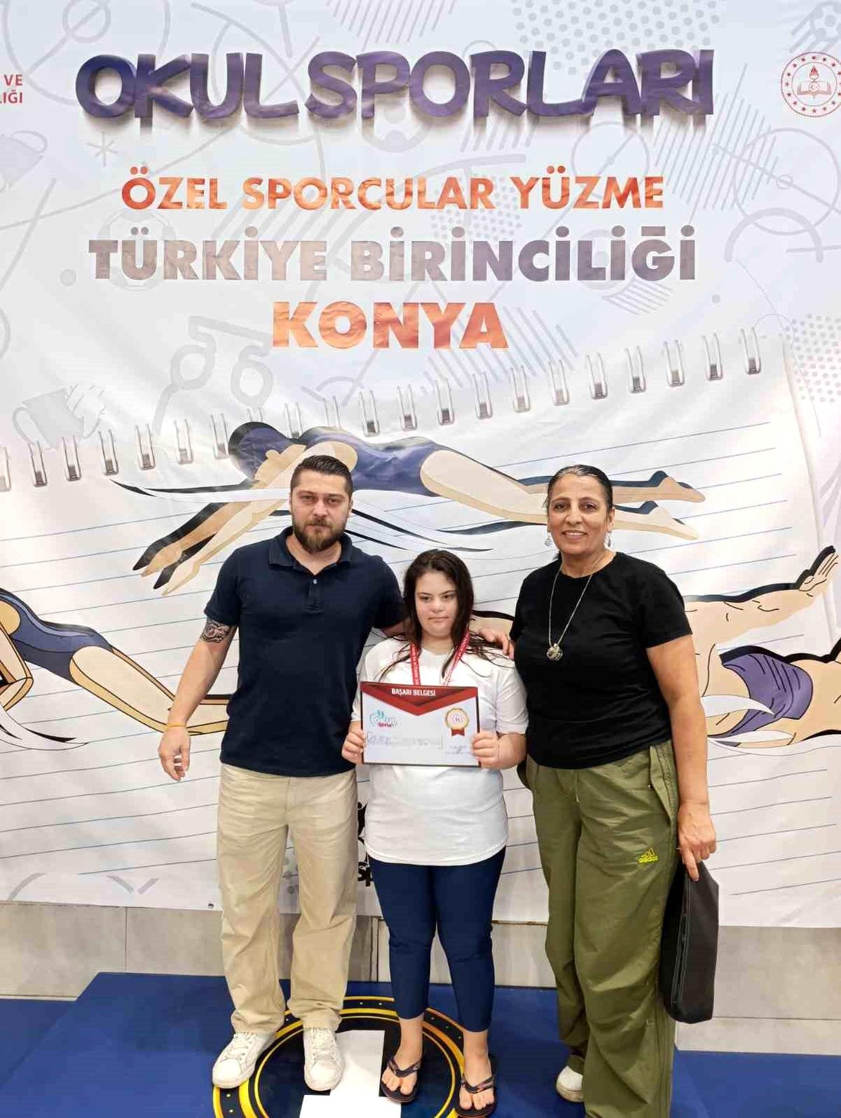 Down Sendromlu Masal, Yüzmede Türkiye Şampiyonu