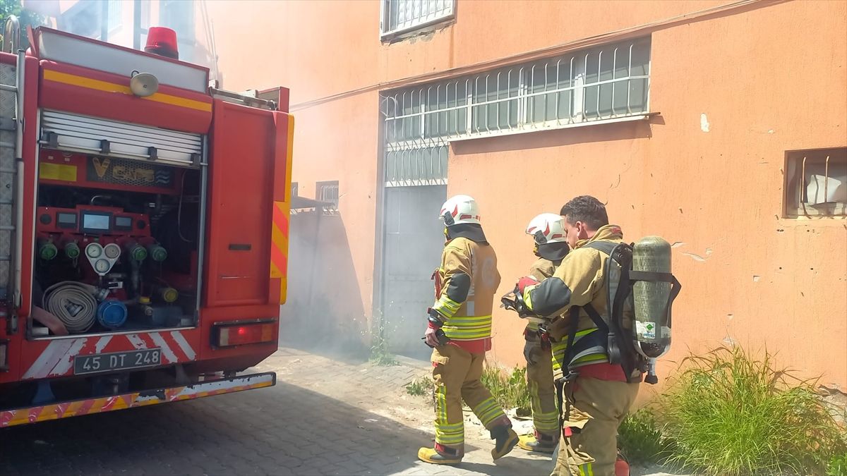Manisa’da İş Yerinde Yangın