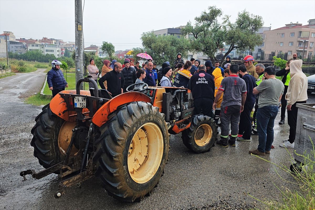 Turgutlu’da Traktör-Motosiklet Kazası