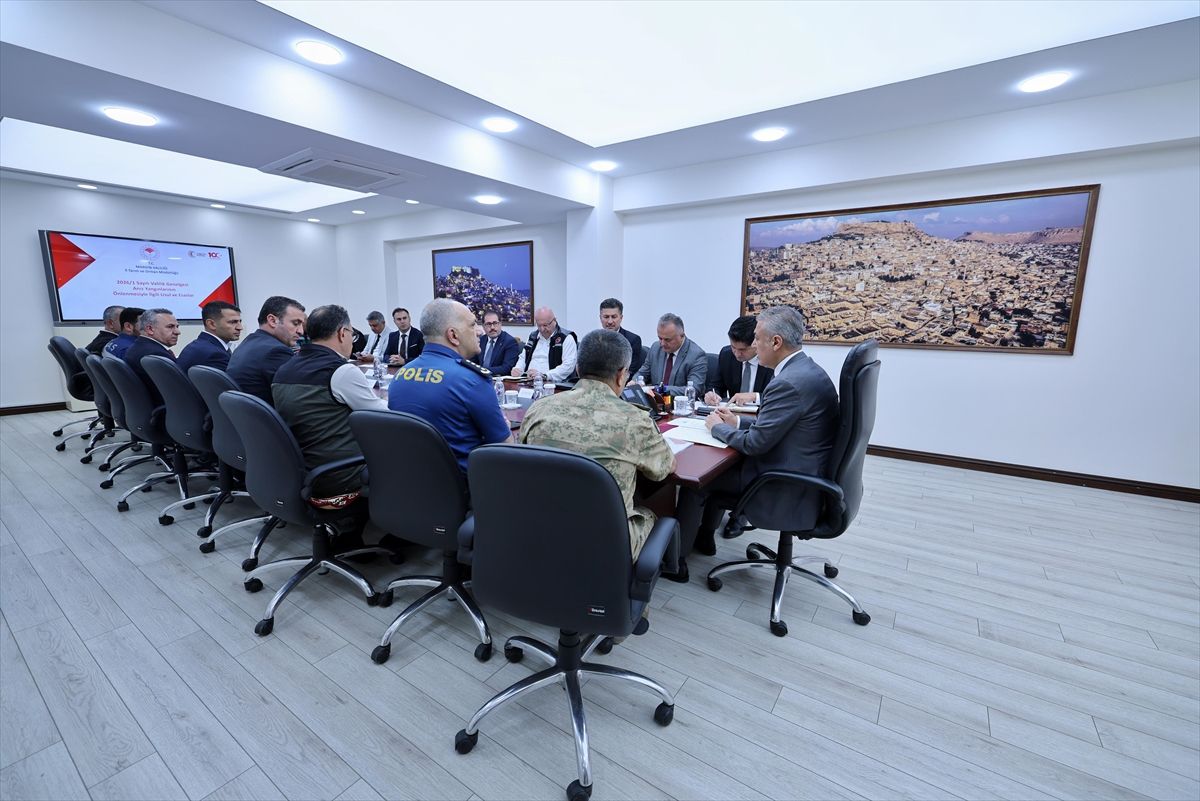 Mardin’de Yangın Tedbirleri Toplantısı
