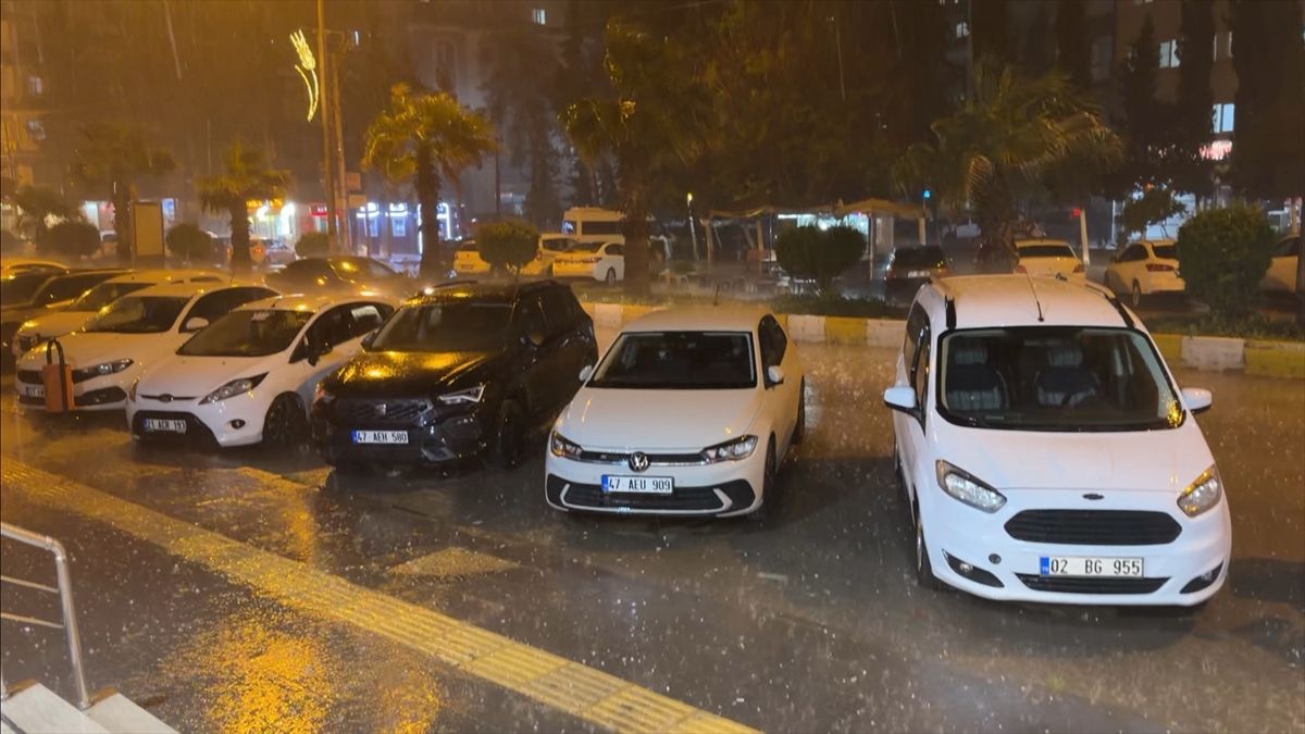 Kızıltepe’de Dolu Etkisi