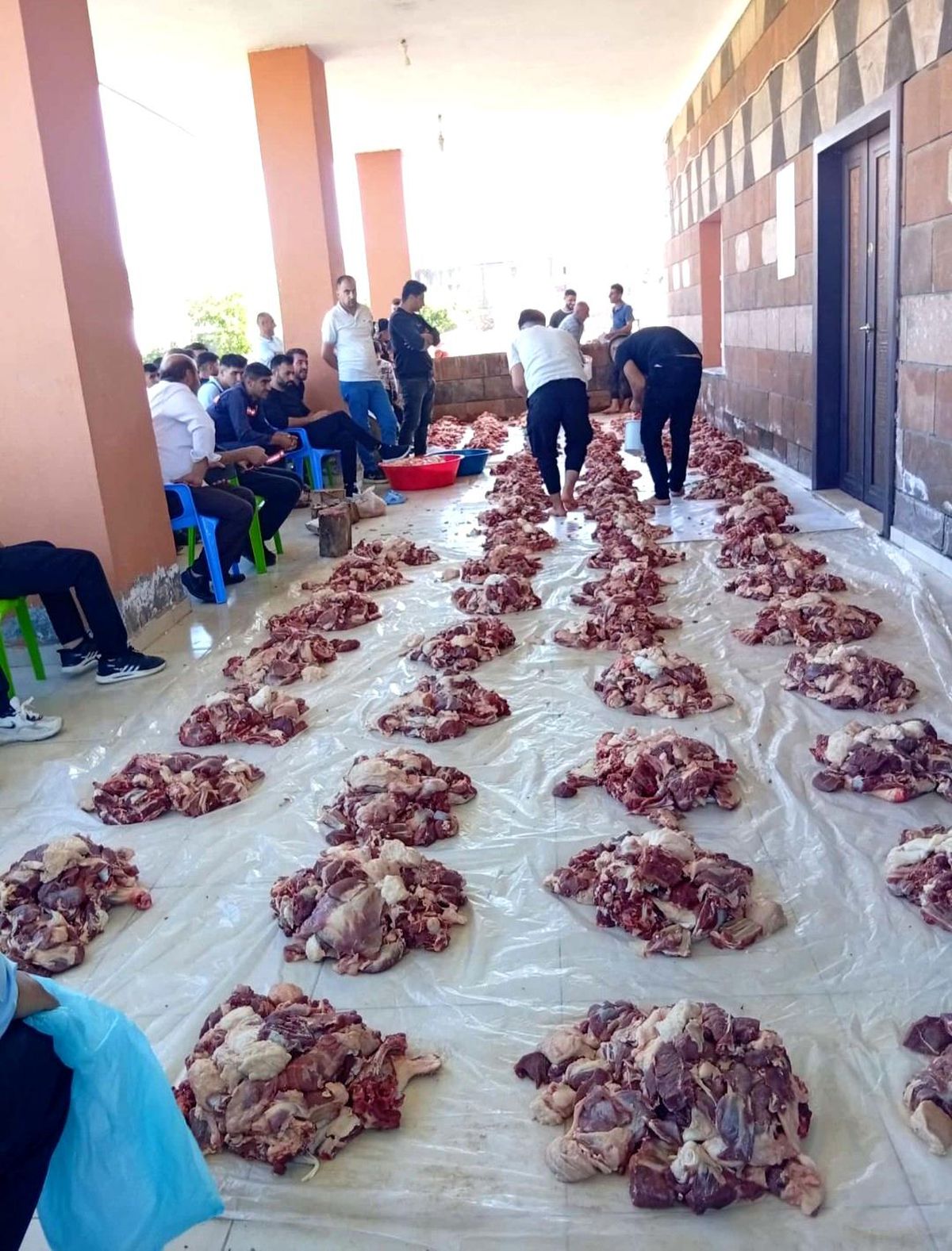 Mazıdağı’nda Ortak Kurban Geleneği Devam Ediyor