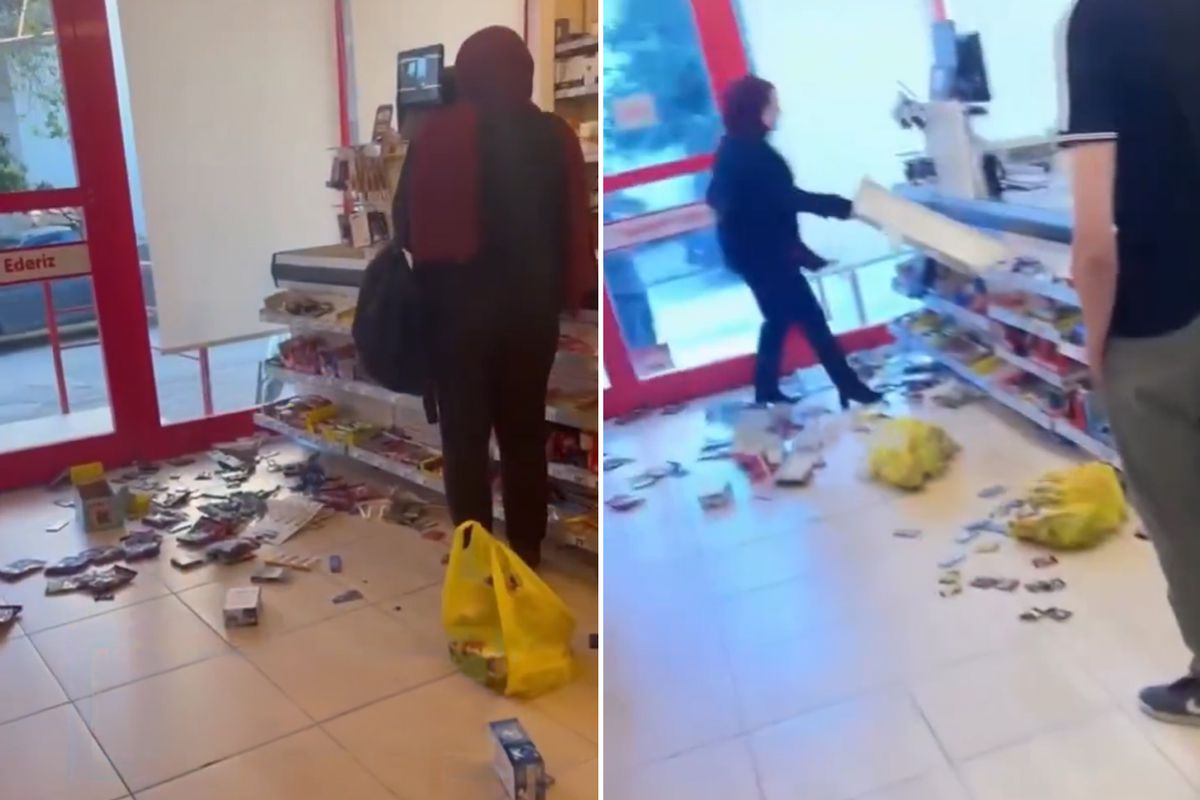 Marketi dağıtan kadının kimliği şoke etti! Birkaç ay önce de benzeri bir olayın başrolündeydi