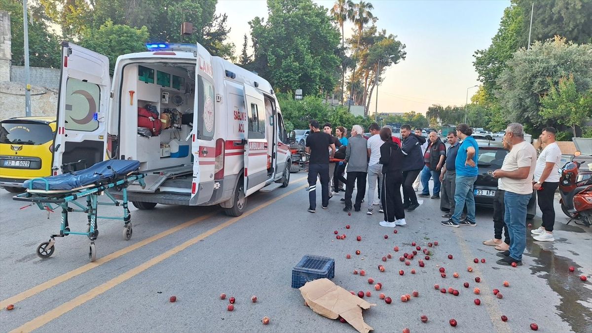 Tarsus’ta ATV ve Otomobil Çarpıştı