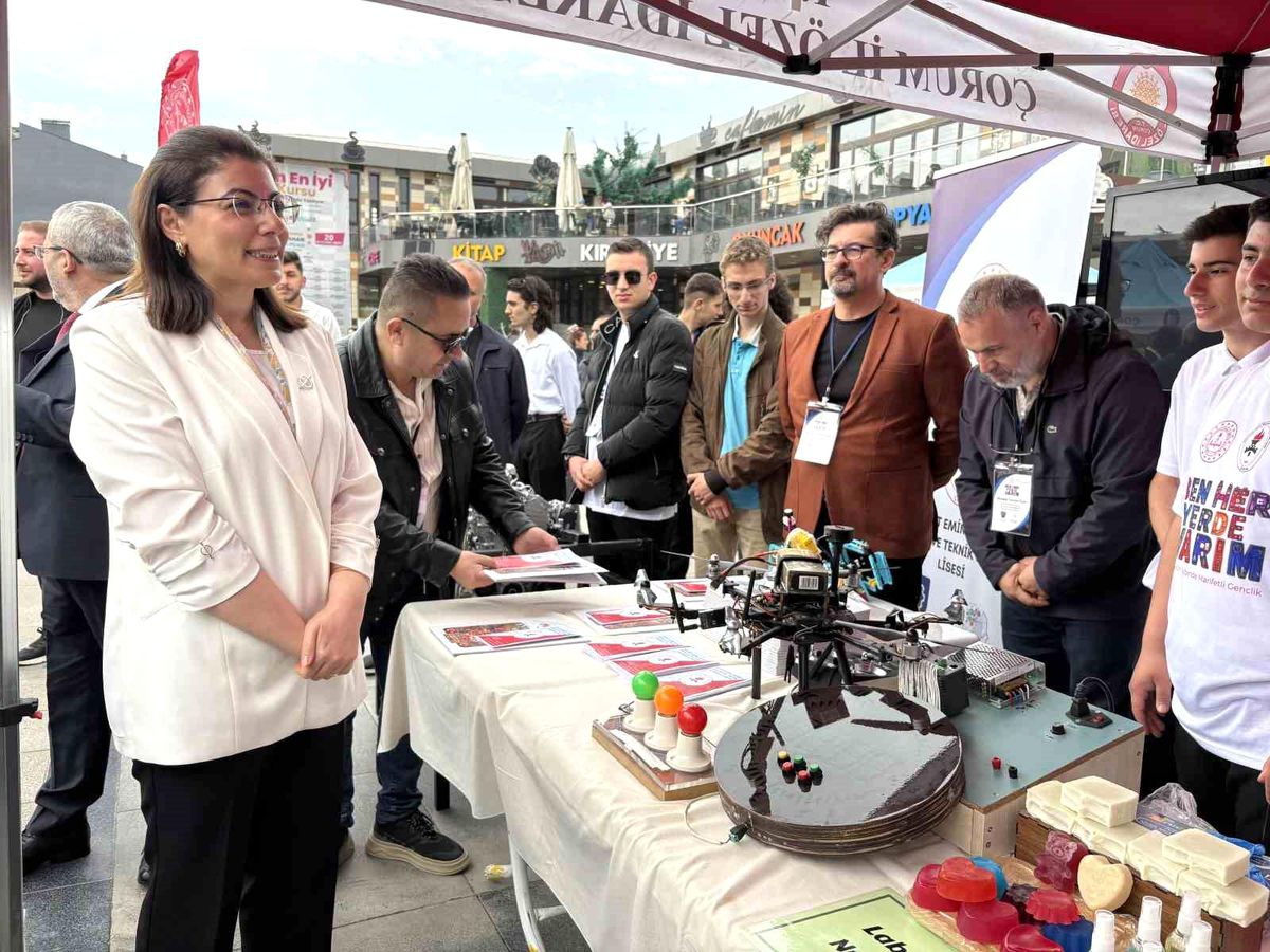 Çorum’da Mesleki Eğitim Fuarı İlgi Gördü