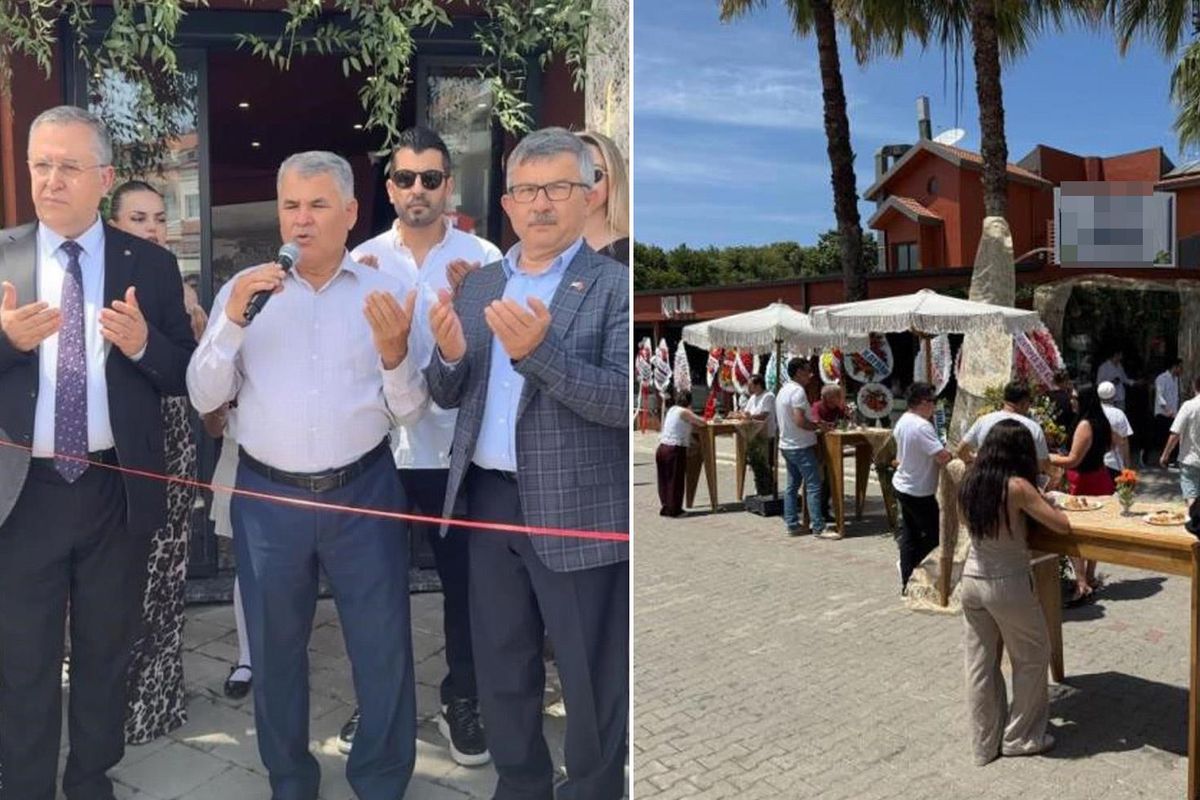 Meyhane açılışında dua eden imamdan açıklama var: Allah’tan affımı diliyorum