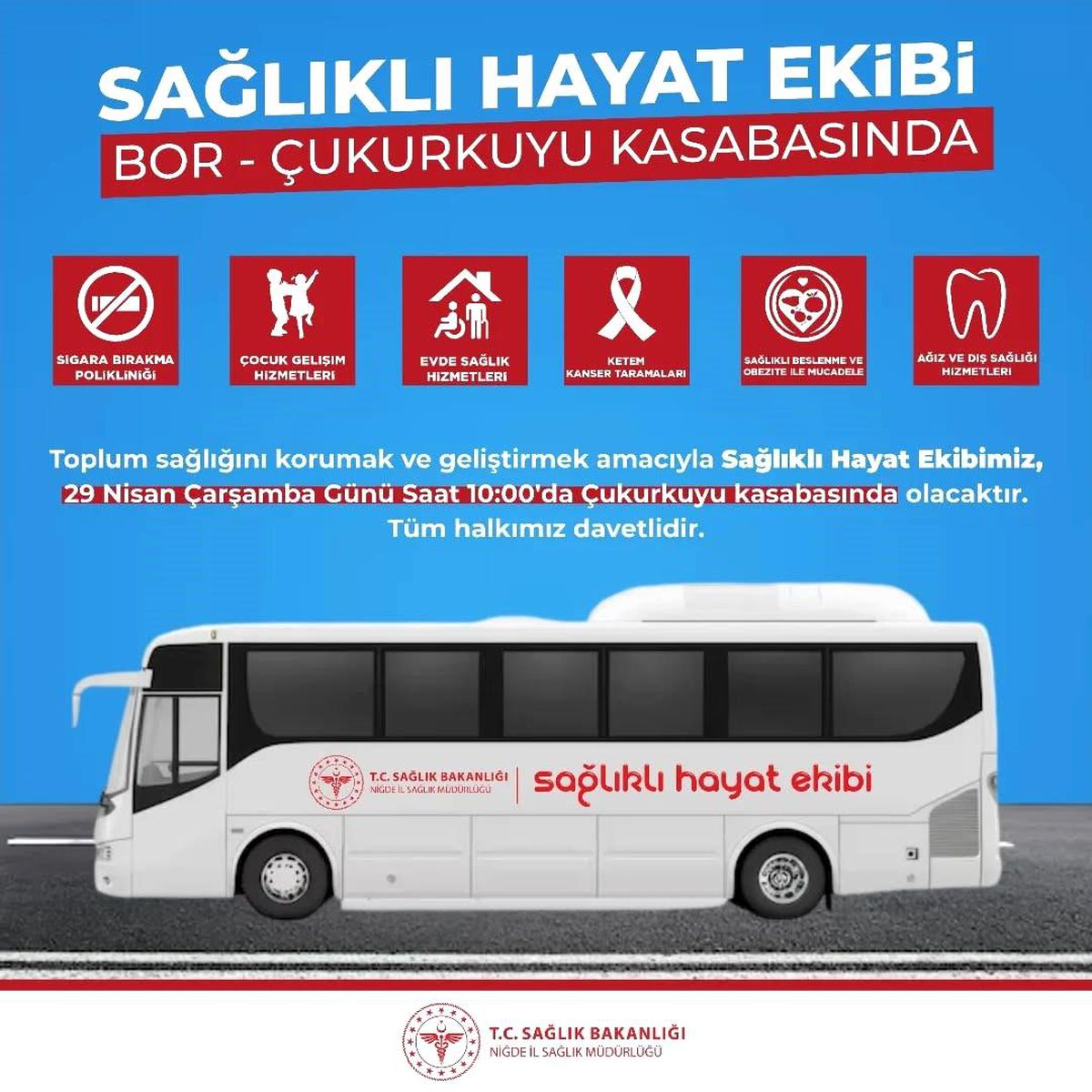 Niğde’de Mobil Sağlık Hizmetleri Başlıyor